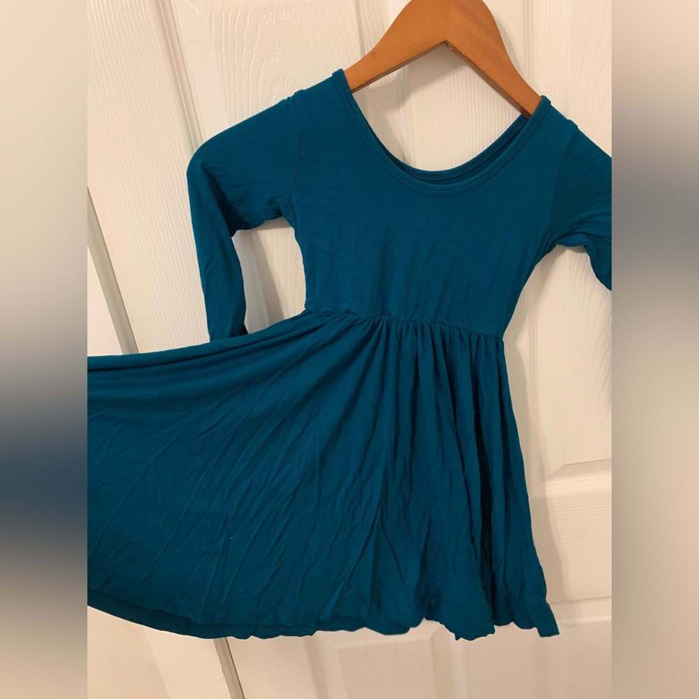 Kyte BABY twirl dress in Baltic 5T